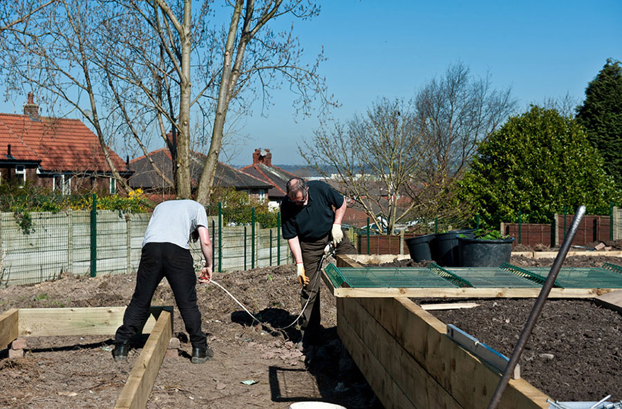 Image people working at one of our projects